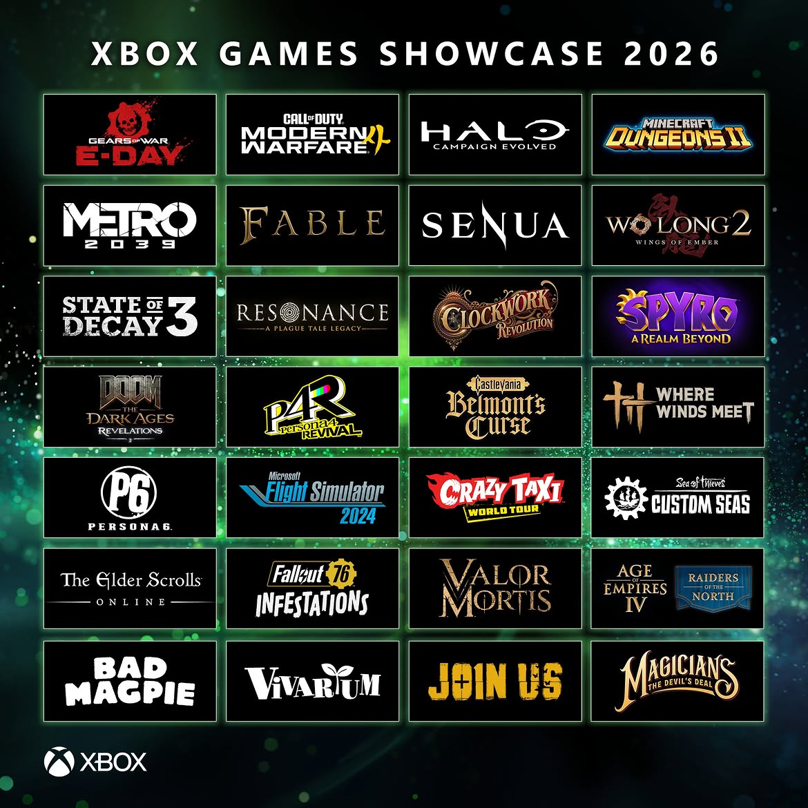 XBOX OYUN VİTRİNİ